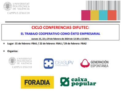 Ciclo de conferencias "El trabajo cooperativo como xito empresarial"