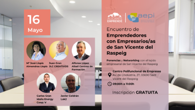 Encuentro de Emprendedores con Empresarios/as de San Vicente del Raspeig